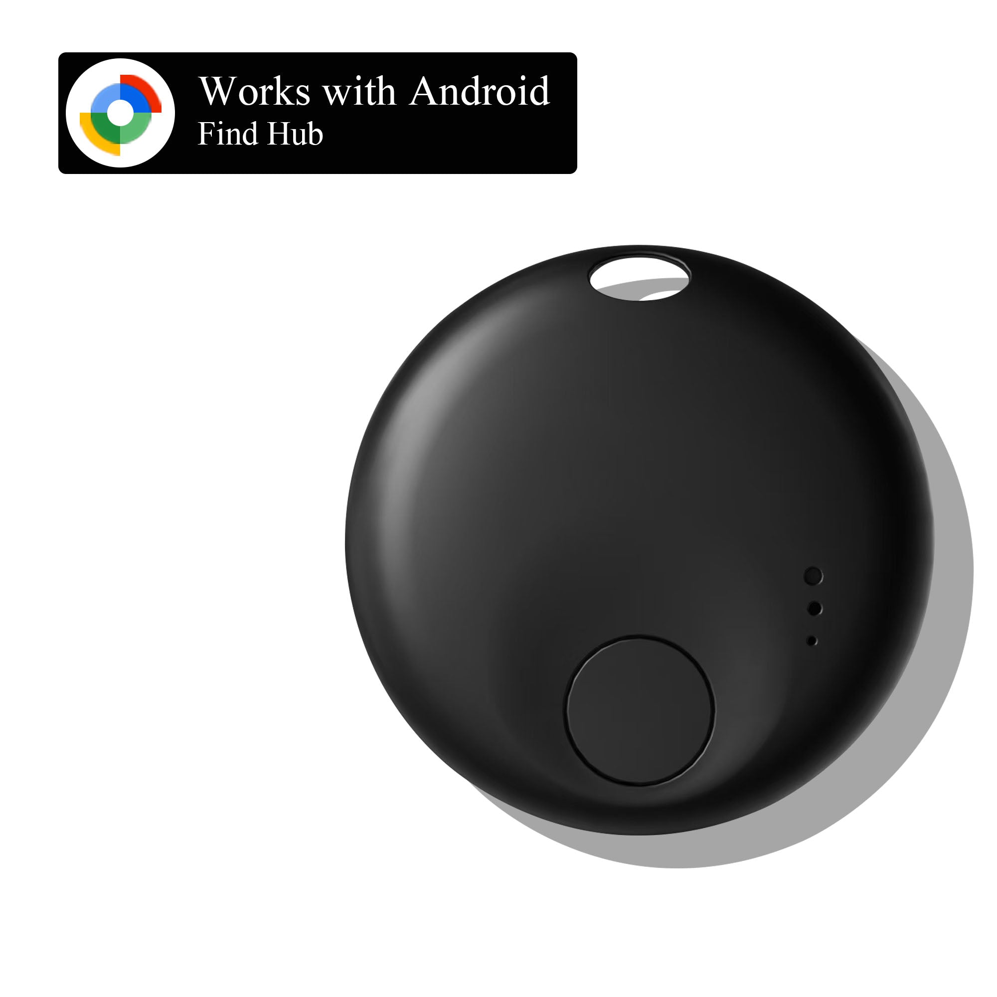 Air Tracker Tags, Bluetooth Tracker for Google Find Hub, Replaceable Battery, Anti-Lost Item Finder for Travel, Car, Luggage, Key and More