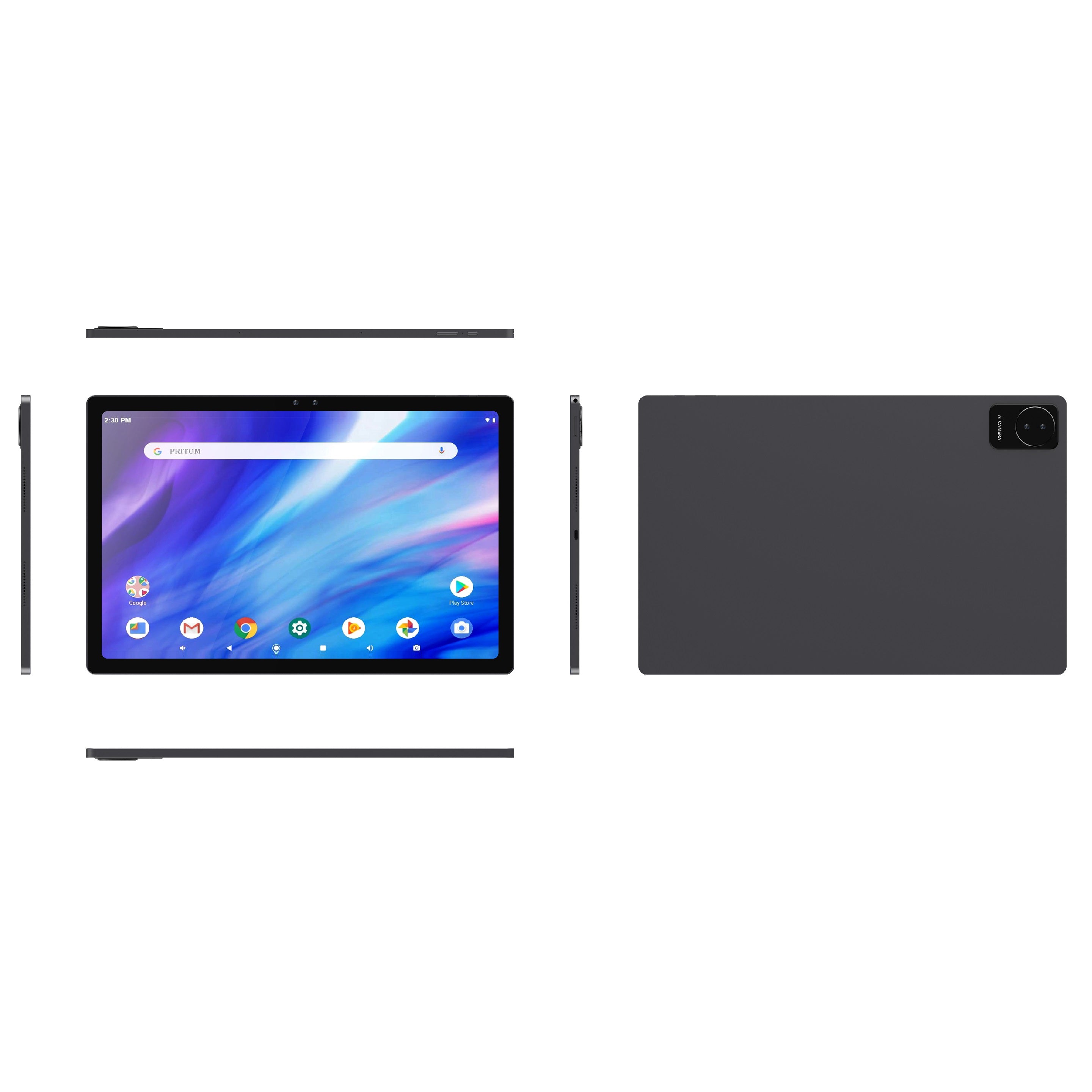 Android 16 Tablet 16 Inch, Octa Core, 2-in-1 Tablet Bundle with BT Keyboard, Leather Case, Dual Camera, 256GB Storage+1TB Expansion, Portable Laptop for Students & Business
