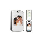 Picture Keychains, Custom E-Ink Photo Keychain, Contact Information Display Custom Picture/Text/Contact, Two-Way Locator, Keychains, Pets, Elder, Kids, Luggages