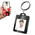 E-ink Photo Keychain, Picture Keychain, Custom Photo Keychain with 4Color E-Ink Screen, Contact Sync&Display