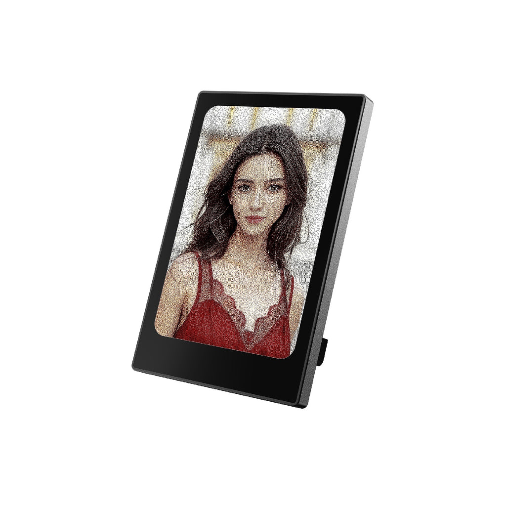 Mini Photo Frame, 4.0 Inch E-Ink Photo Frame, 768x528 IPS Four-Colour Ink Screen, Energy Saving Portable Picture Frame - Perfect Everyday Gift for Men Women