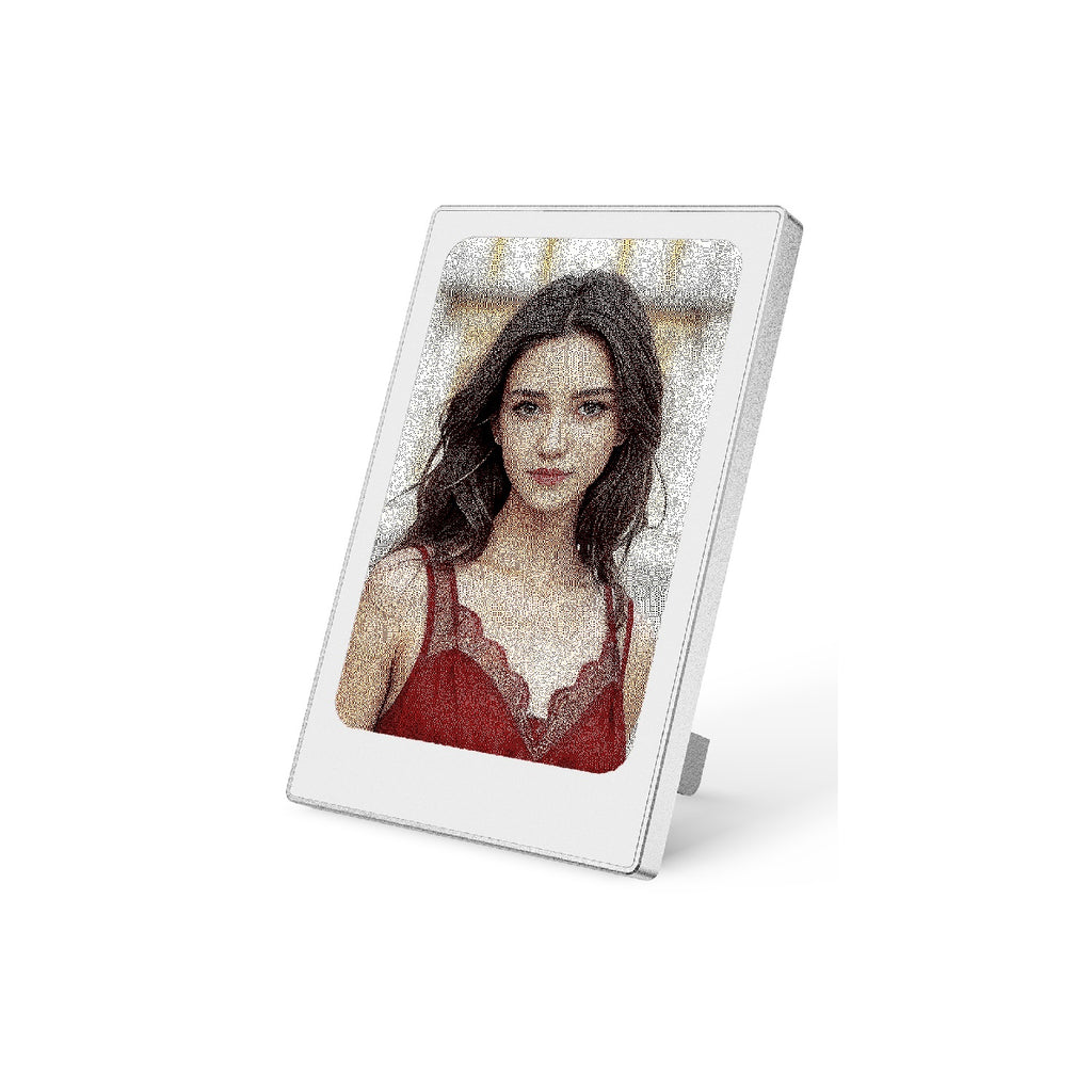 Mini Photo Frame, 4.0 Inch E-Ink Photo Frame, 768x528 IPS Four-Colour Ink Screen, Energy Saving Portable Picture Frame - Perfect Everyday Gift for Men Women