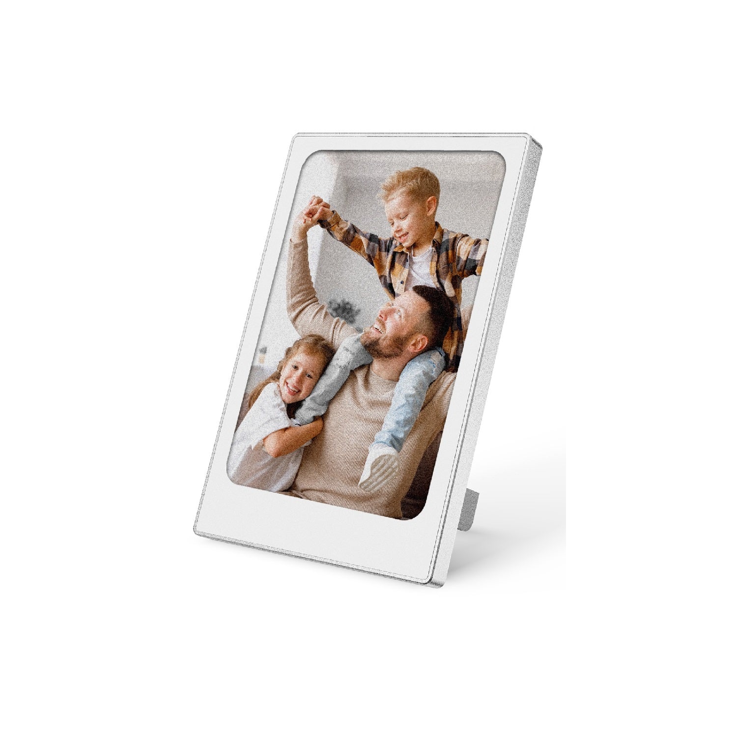 Mini Photo Frame, 4.0 Inch E-Ink Photo Frame, 768x528 IPS Four-Colour Ink Screen, Energy Saving Portable Picture Frame - Perfect Everyday Gift for Men Women