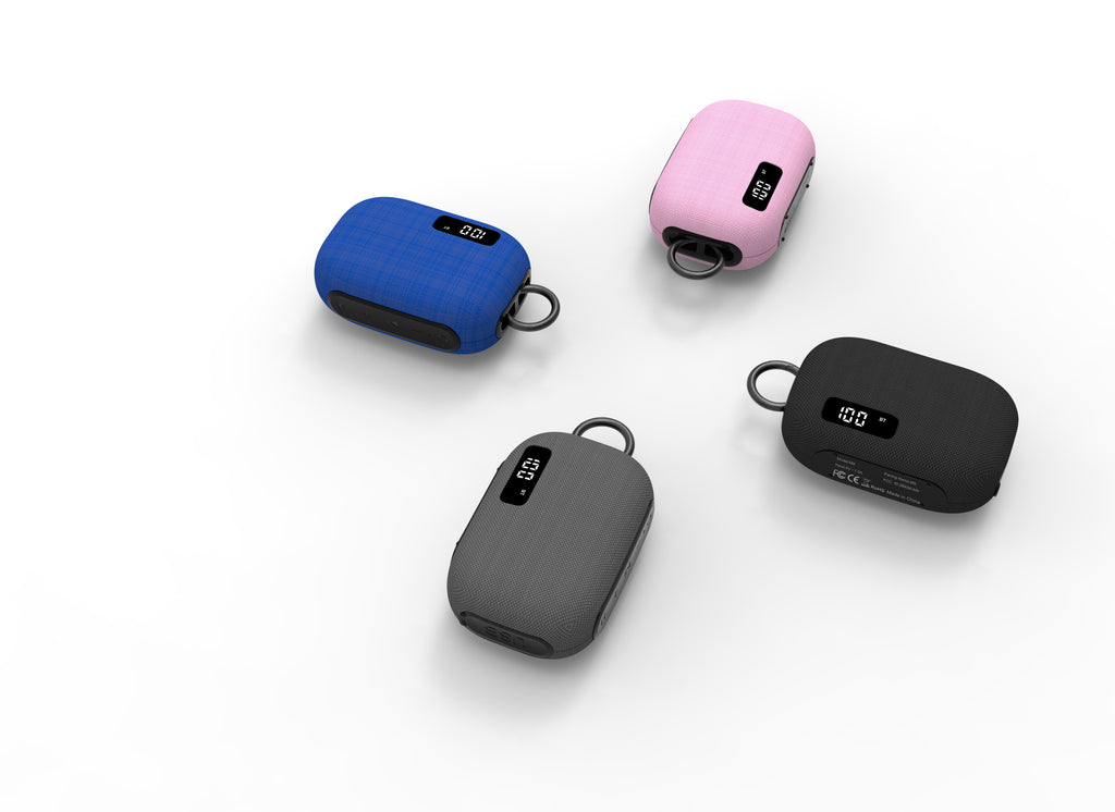 Portable, IPX7 Waterproof and Dustproof Bluetooth Speaker, Big Sound with Punchy Bass, Built-in Battery, For Outdoor/Travel/Camping