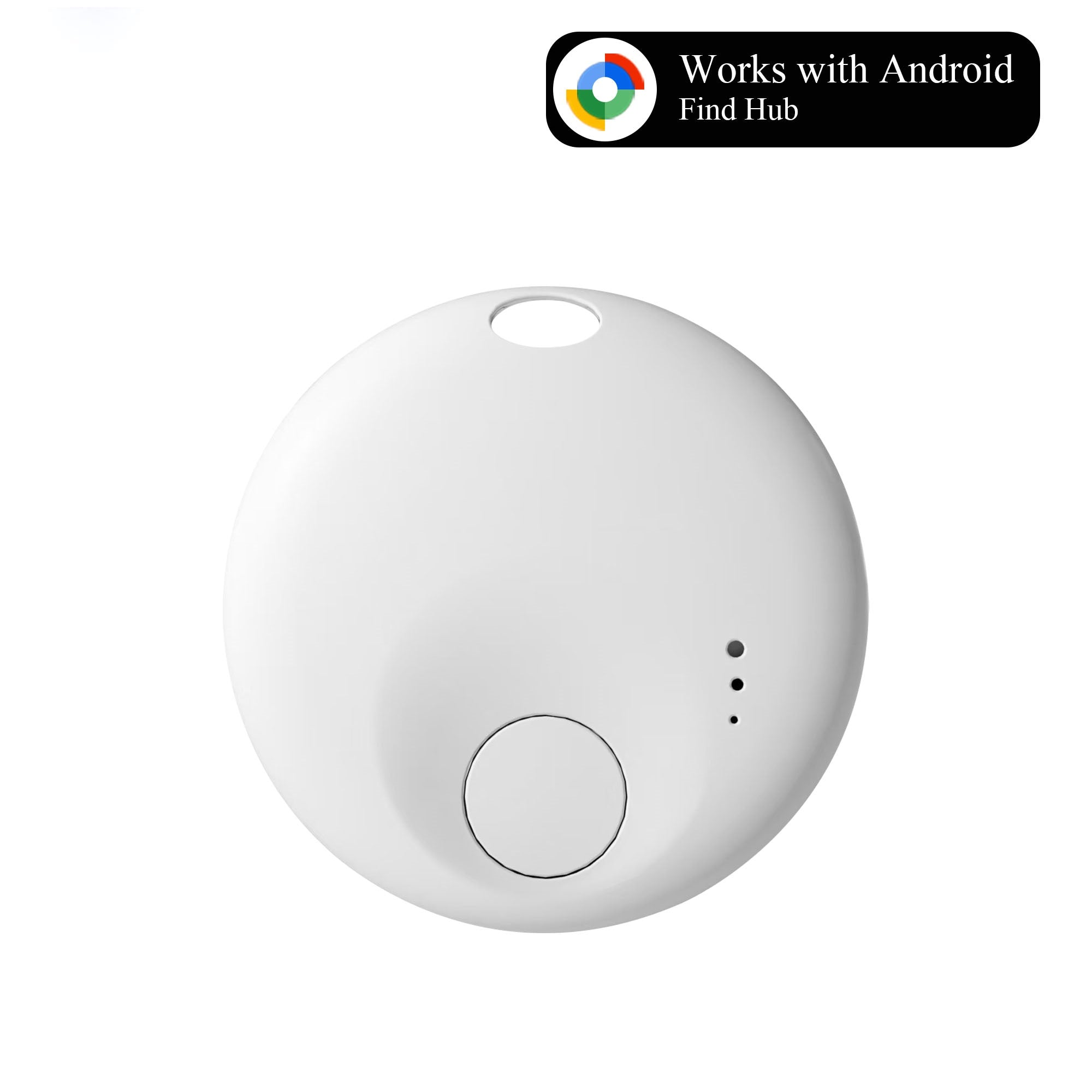Air Tracker Tags, Bluetooth Tracker for Google Find Hub, Replaceable Battery, Anti-Lost Item Finder for Travel, Car, Luggage, Key and More