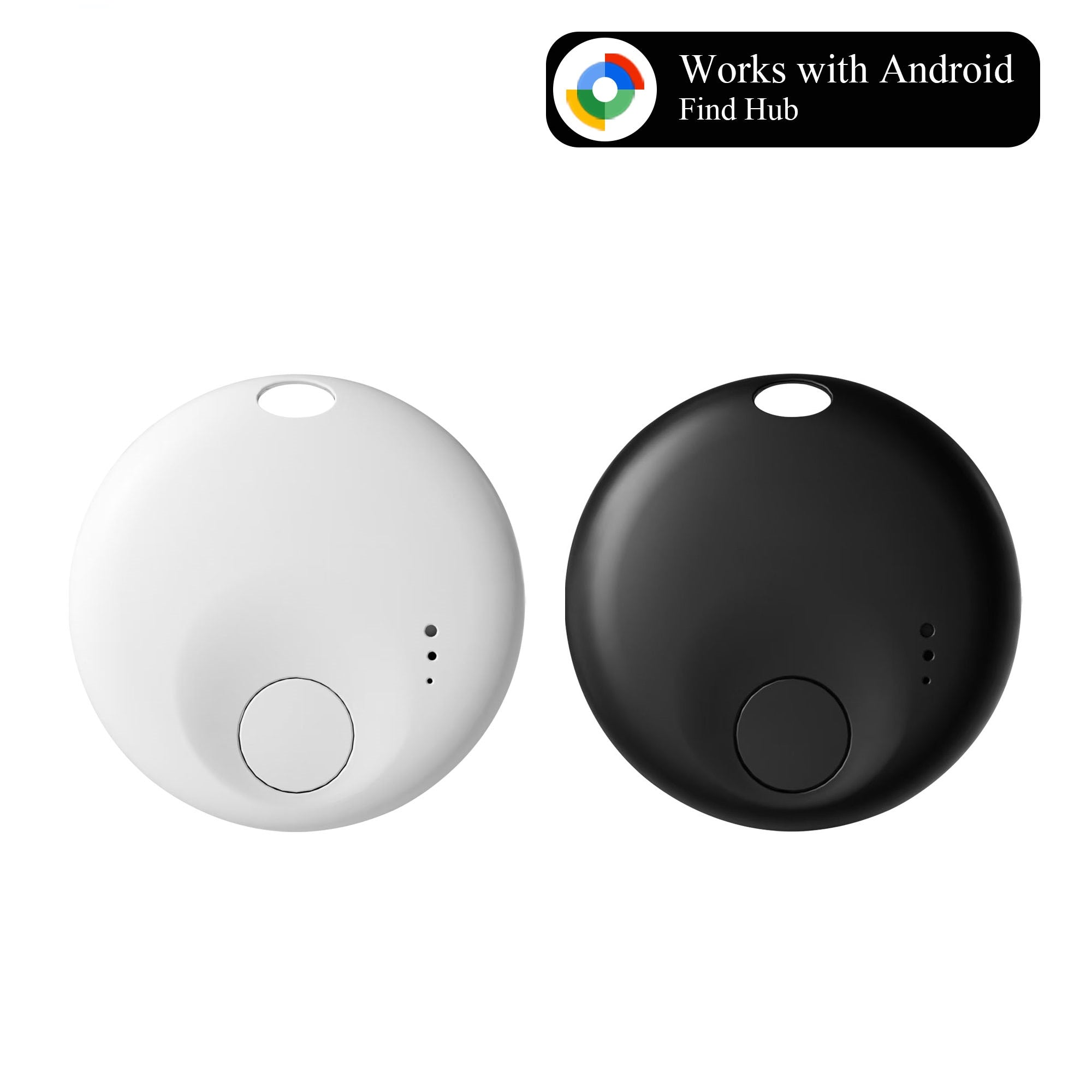 Air Tracker Tags, Bluetooth Tracker for Google Find Hub, Replaceable Battery, Anti-Lost Item Finder for Travel, Car, Luggage, Key and More