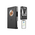 Anti theft wallet for men, Durable Slim Aluminum Card Trackable Wallet with Customized E-ink Screen, Slim RFID Credit Card Holder
