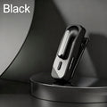 Bluetooth Headset with 240mAh Charging Case, Clip Design, Bluetooth V6.0 Headset with Noise Cancelling Mic – Wireless Earpiece Hands-Free Headphones for Office Trucker Driving Business,Black