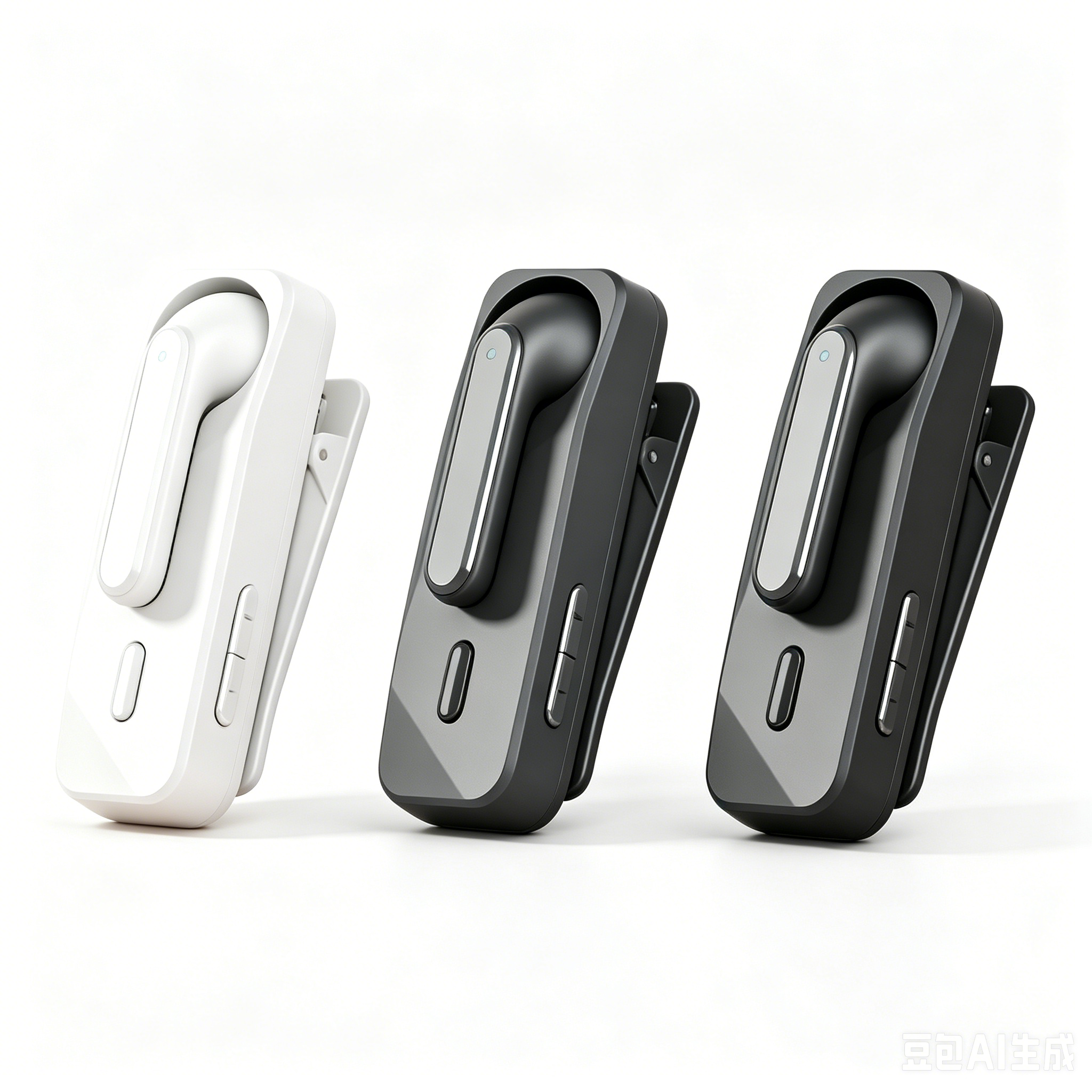 Bluetooth Headset with 240mAh Charging Case, Clip Design, Bluetooth V6.0 Headset with Noise Cancelling Mic – Wireless Earpiece Hands-Free Headphones for Office Trucker Driving Business,Black